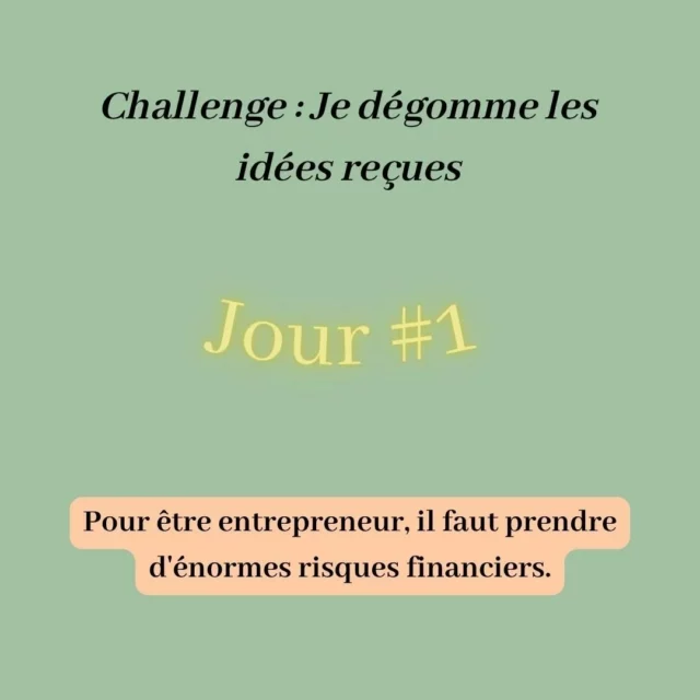 Idée Reçue Dégommée : "Pour être entrepreneur, il faut prendre d'énormes risques financiers."
Cette idée est un mythe qui décourage de nombreux talents. 
L'entrepreneuriat n'est plus synonyme de prêt bancaire colossal ou de liquidation de son épargne. Aujourd'hui, on peut se lancer avec des modèles à très faibles coûts initiaux. 
Pensez au marketing relationnel, où l'investissement se limite souvent à l'achat de quelques produits ou d'un kit de démarrage, sans stock lourd ni loyer de boutique. Il y a aussi la création de services en ligne (coaching, conseil), ou même le freelancing. 
Ces modèles permettent de tester son marché sans risque majeur, d'apprendre en faisant, et de se développer progressivement. 
Le véritable risque, en fait, est de ne jamais oser concrétiser une idée par peur de l'aspect financier. L'audace ne se mesure pas à la taille du compte en banque, mais à la volonté d'apprendre et de s'adapter.
Tu as une idée d'entreprise mais tu as peur de l'investissement ? Envoie-moi un message ! 
#Entrepreneuriat #FaibleRisque #IndépendanceFinancière #entreprendreauféminin
#libertefinanciere
#travailpassion